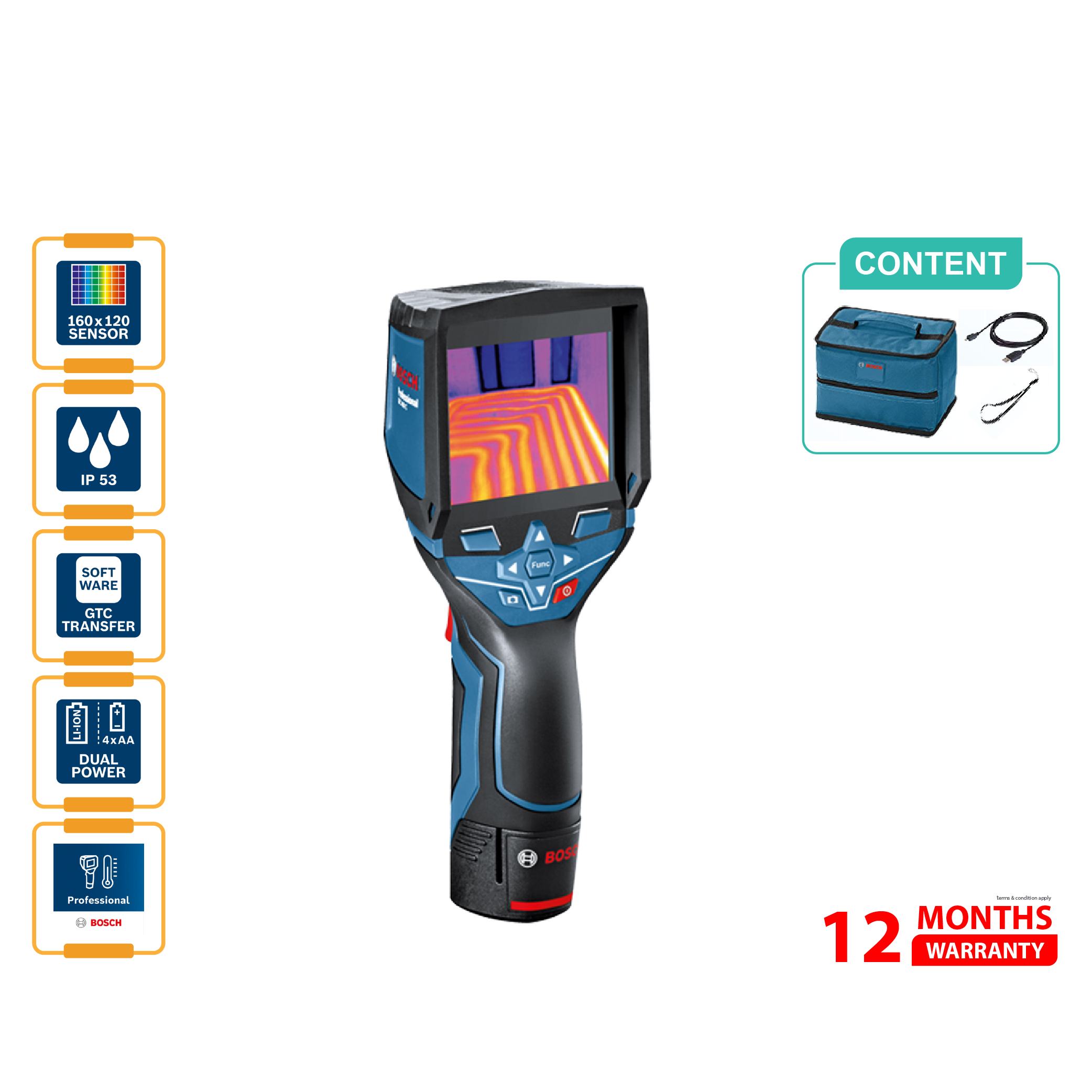 BOSCH GTC 400 C Thermo Camera - 0601083150