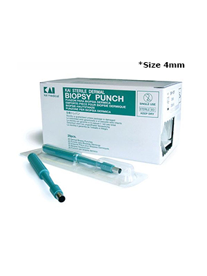 KAI MEDICAL Dermal Biopsy Punch 4mm
