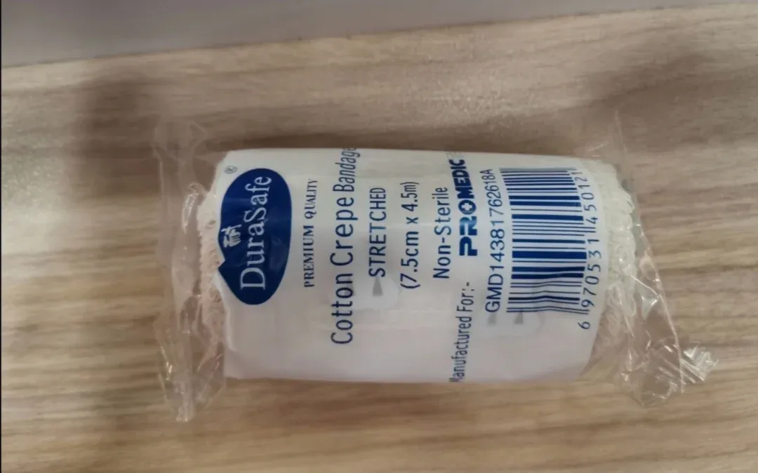 Cotton crepe Bandage Stretched ( 7.5cm x 4.5m)
