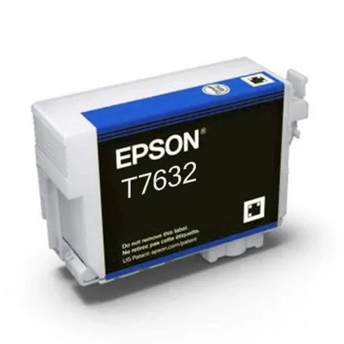 Genuine Malaysia Epson Warranty Epson - Epson T7632 Cyan SureColor P607 Ink Cartridge C13T763200
