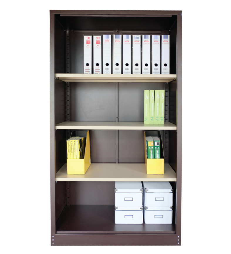STERLING FULL HEIGHT CUPBOARD WITHOUT DOOR C/W 3 ADJUSTABLE SHELVE (S118W)