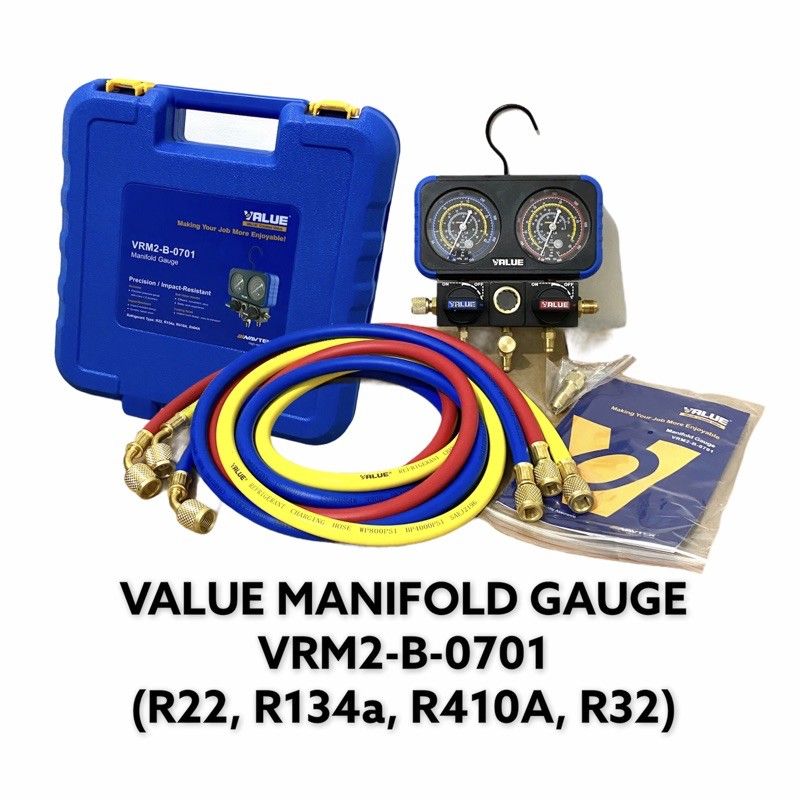 Value VRM2-B-0701 Manifold Gauge