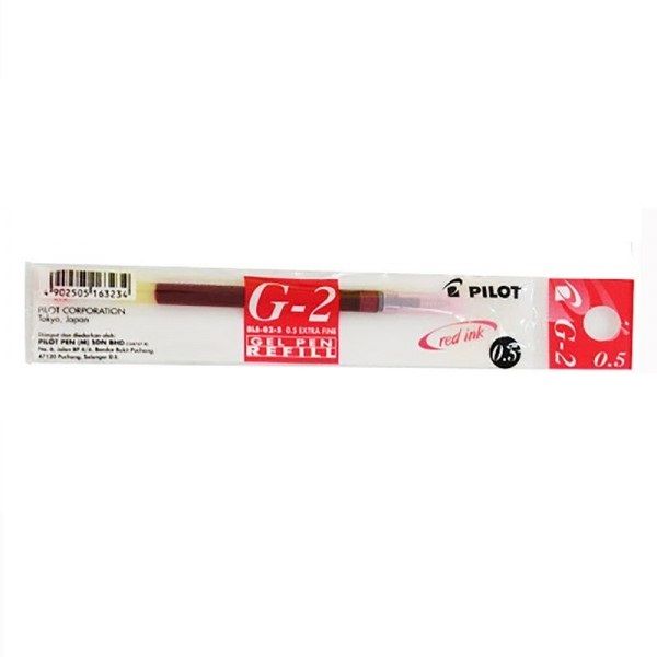 Pilot Gel Pen Refill G2 0.5mm Red