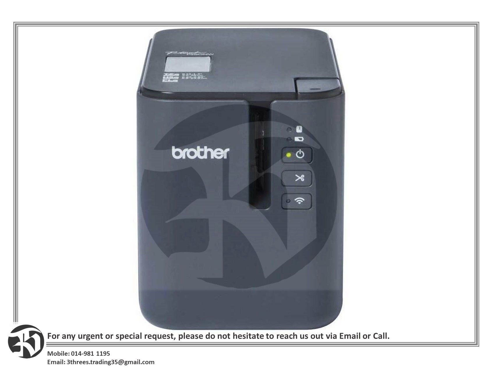 Brother P-Touch PT-P900W Industrial Wireless Network Label Printer