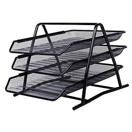 3-TIER METAL DOCUMENT TRAY