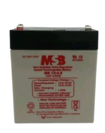 MSB SLA BATTERY 12V 5.5AH & 12V 4.5AH FREE DELIVERY