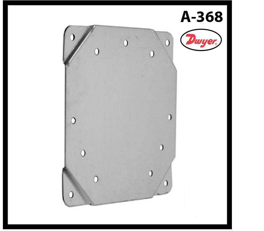 DWYER A-368 ALUMINUM SURFACE MOUNTING PLATE FOR DWYER MAGNEHELIC GAUGES