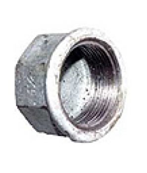 ATKC Galvanized Iron (GI) Fittings Round Cap 1 1/4"