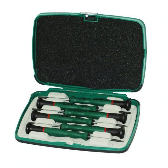 Sata 6PC PRECISION SLOTTED SCREWDRIVER SET
