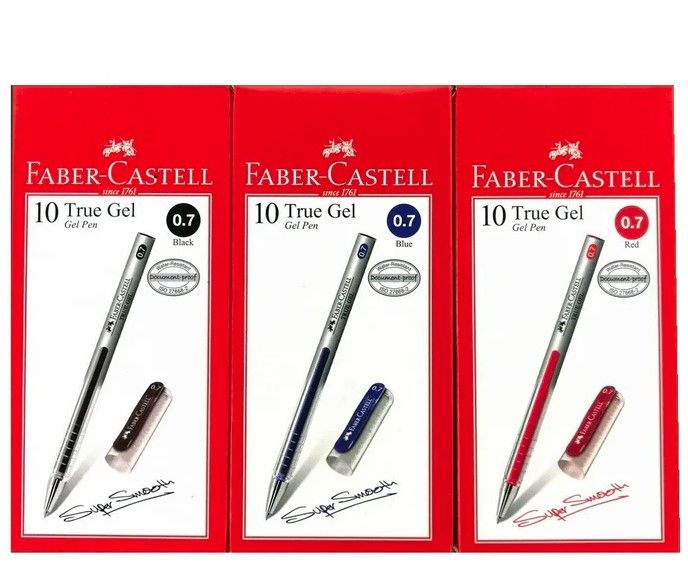 FABER-CASTELL TRUE GEL 10'S