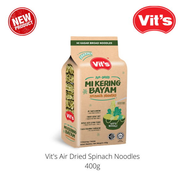 Vit's Air Dried Noodles Spinach 400g