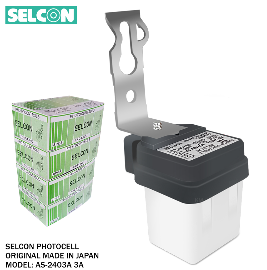SELCON PHOTO CONTROLS / PHOTOCELL / DAY & NIGHT LIGHT CONTROL / DAYLIGHT SENSOR SWITCH (AS-2403A 3A)