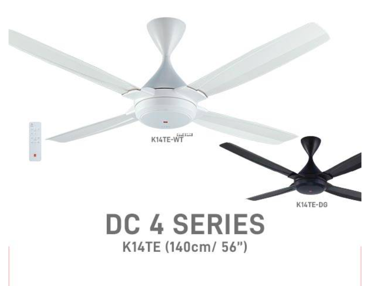 KDK K14TE DC 4 SERIES 56" BLADE (WHITE)