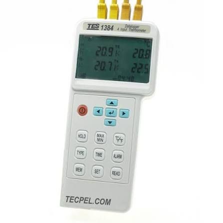 TES 4 INPUT THERMOMETER/DATALOGGER