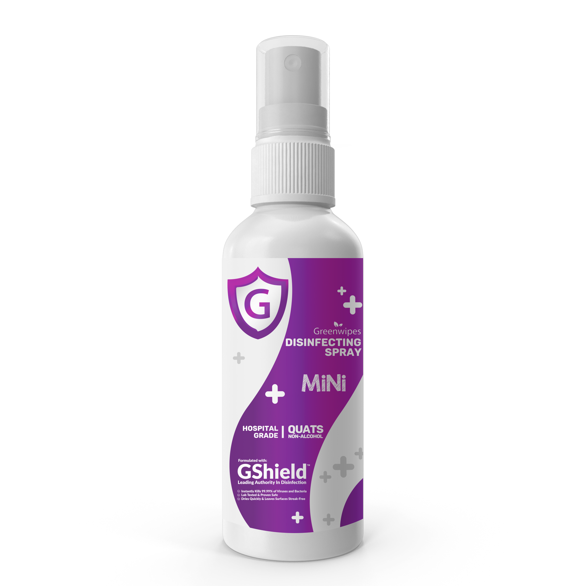 GREENWIPES® GSHIELD ALCOHOL FREE DISINFECTANT SPRAY – MINI (100ML)