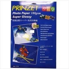 PRINZET 8 INKJET PHOTO GLOSSY PAPER 180GMS (20 X 1)