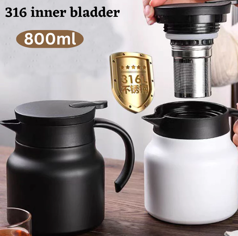 Nordic Style 800ml Thermos Vacuum Flask - 316 INNER BLADDER