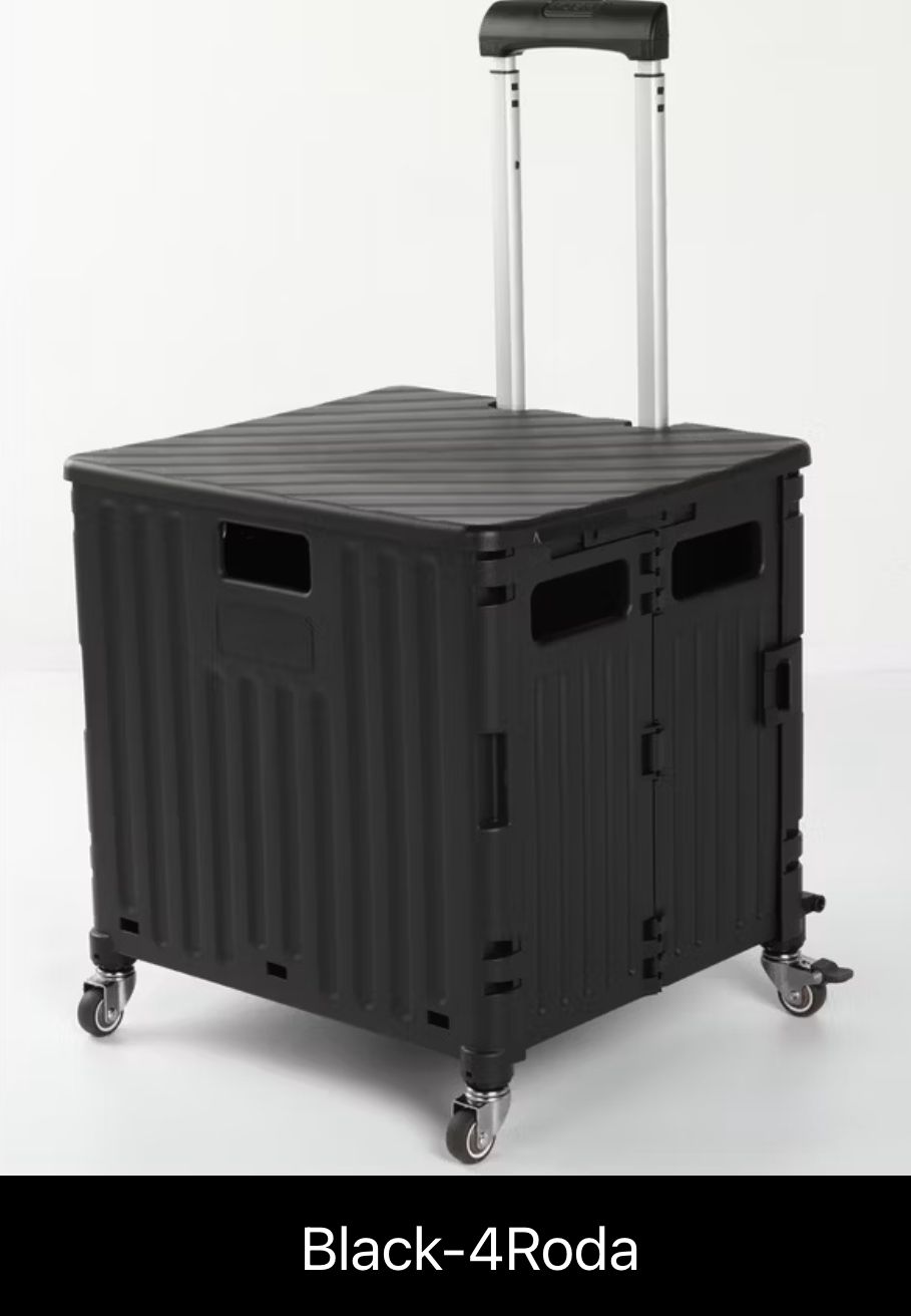 Folding Market Trolley 75L Dimensi (P x L x T) 43x45x38cm