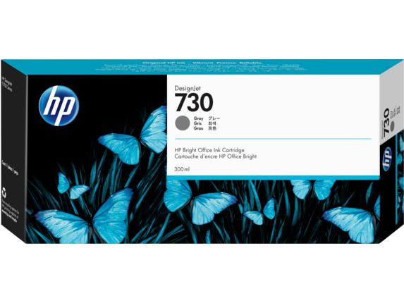 Genuine Malaysia HP Warranty - HP 730 Matte Black DesignJet 300ml Ink Cartridge