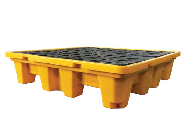 PROGUARD SPILL PALLET - 4 WAYS 4 DRUMS (PSC-SP-4D)
