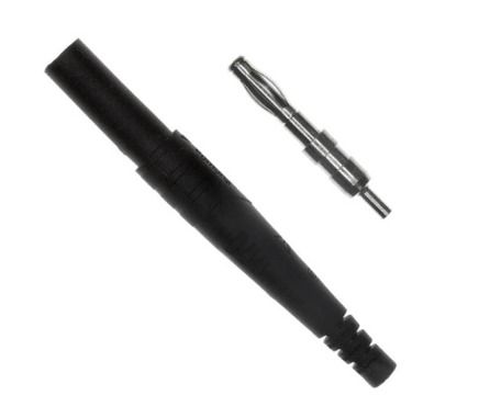 Fluke PJKPL 6383-0 Sheathed Banana Plug (black) 10/pkg
