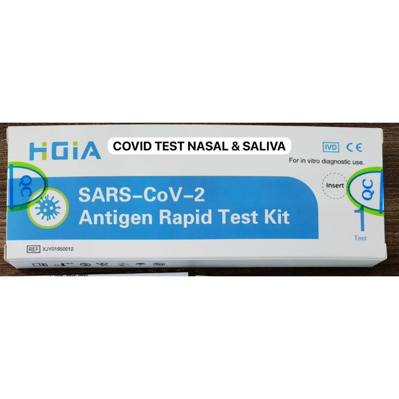 COVID RAPID TEST KIT 2IN1 HGIA (Nasal & Saliva)12/2025 Expiry