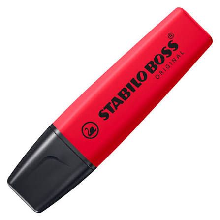 Highlighter Boss - Original ( 70/40 ) - Red [10/500]