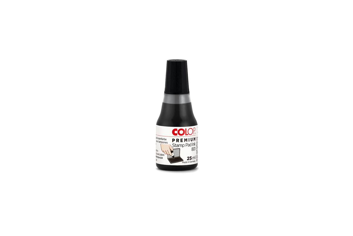 COLOP Stamp Pad Refill Inks 25ml Black