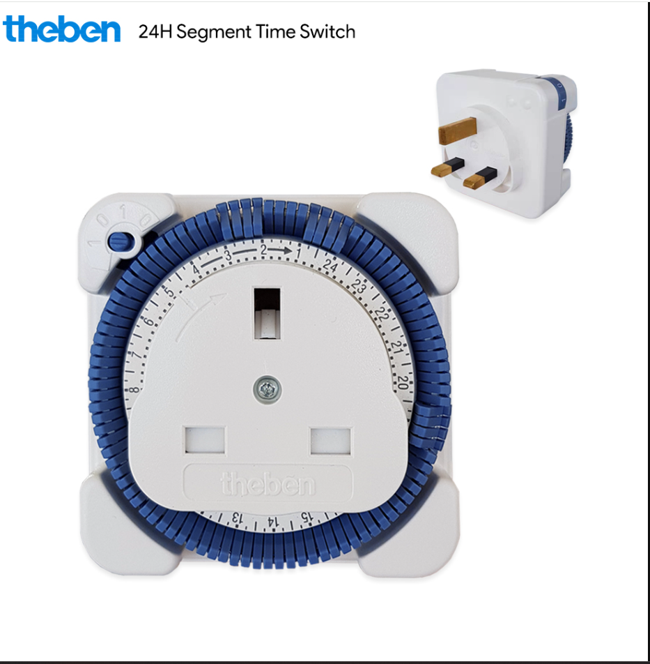 THEBEN 24H SEGMENT PLUG IN TIME SWITCH