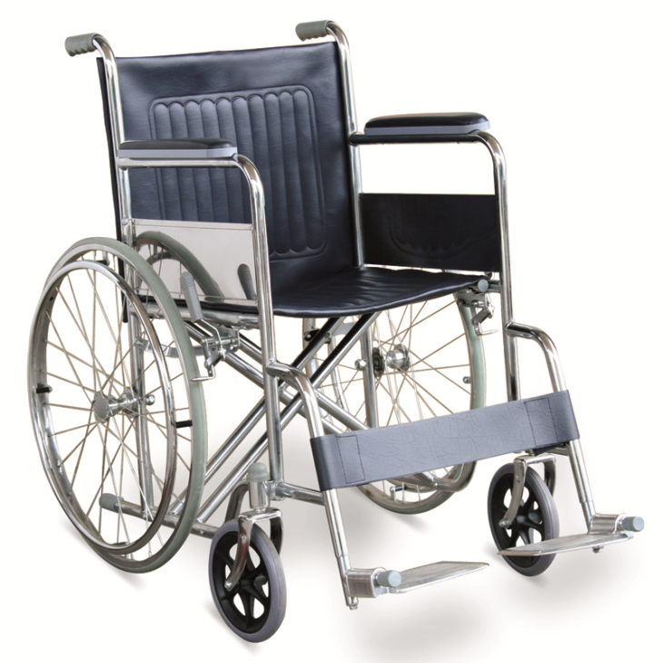 QP PVC Castor Wheelchair 8"