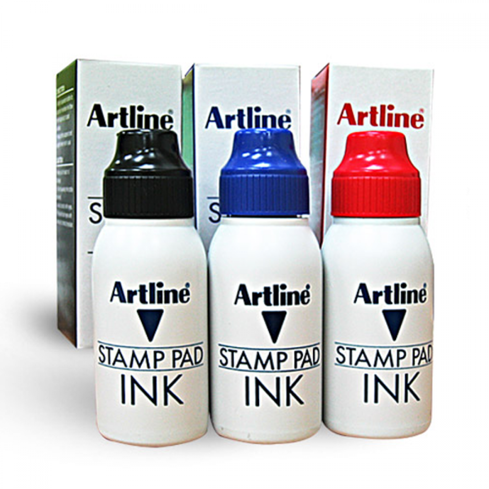 Artline Stamp Pad Refill Ink - Black