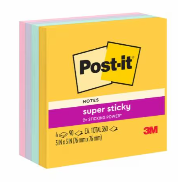 OCHA POST IT STICKY NOTE 3FT X 3FT 5 COLOUR