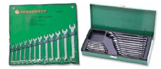 JONNESWAY 16PCS 75掳 OFFSET RING COMBINATION WRENCH SET