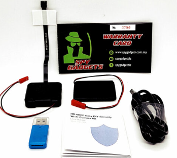 PINHOLE CAMERA FULL HD V6 WIFI (32 gb)