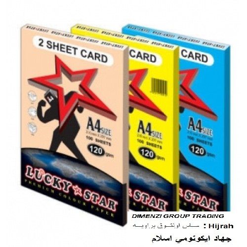 2 Sheet Card Paper 120gsm A4