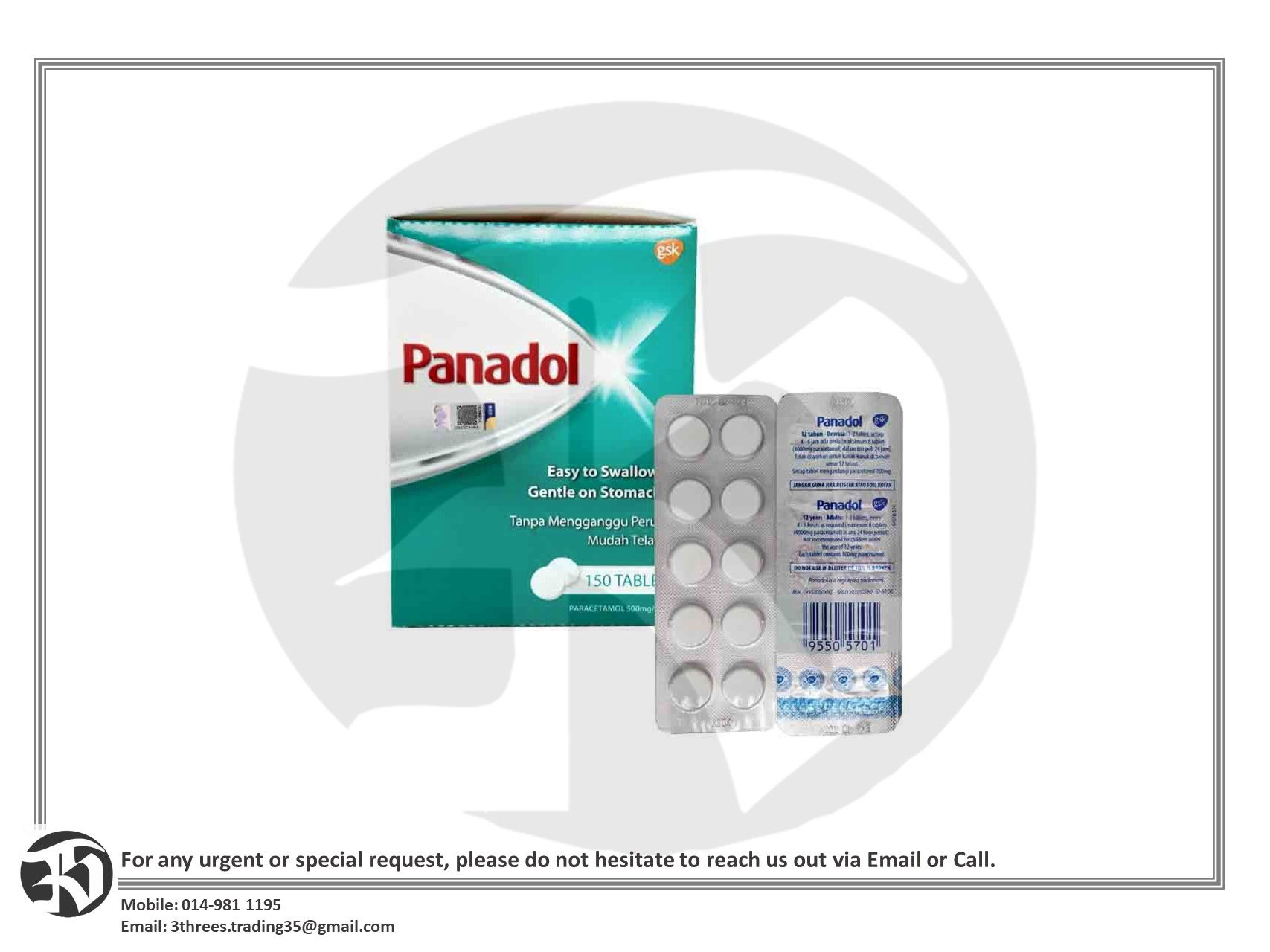 Panadol 500mg (10's x 15)