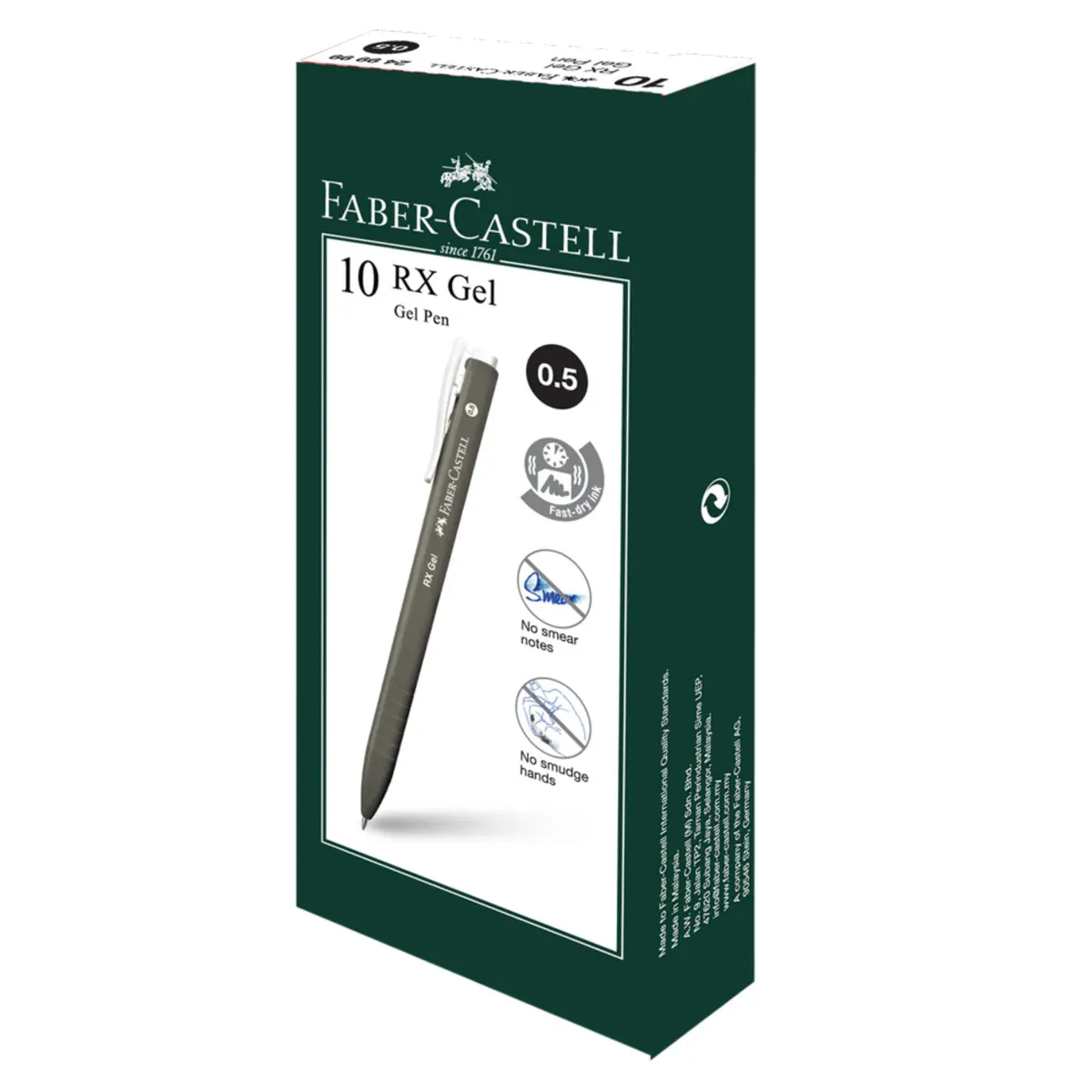FABER-CASTELL RX Gel Pen / Pen Dakwat Gel - 0.5mm