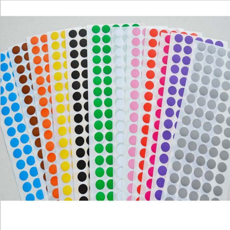 Colour Sticker Label, All Colours Sticker