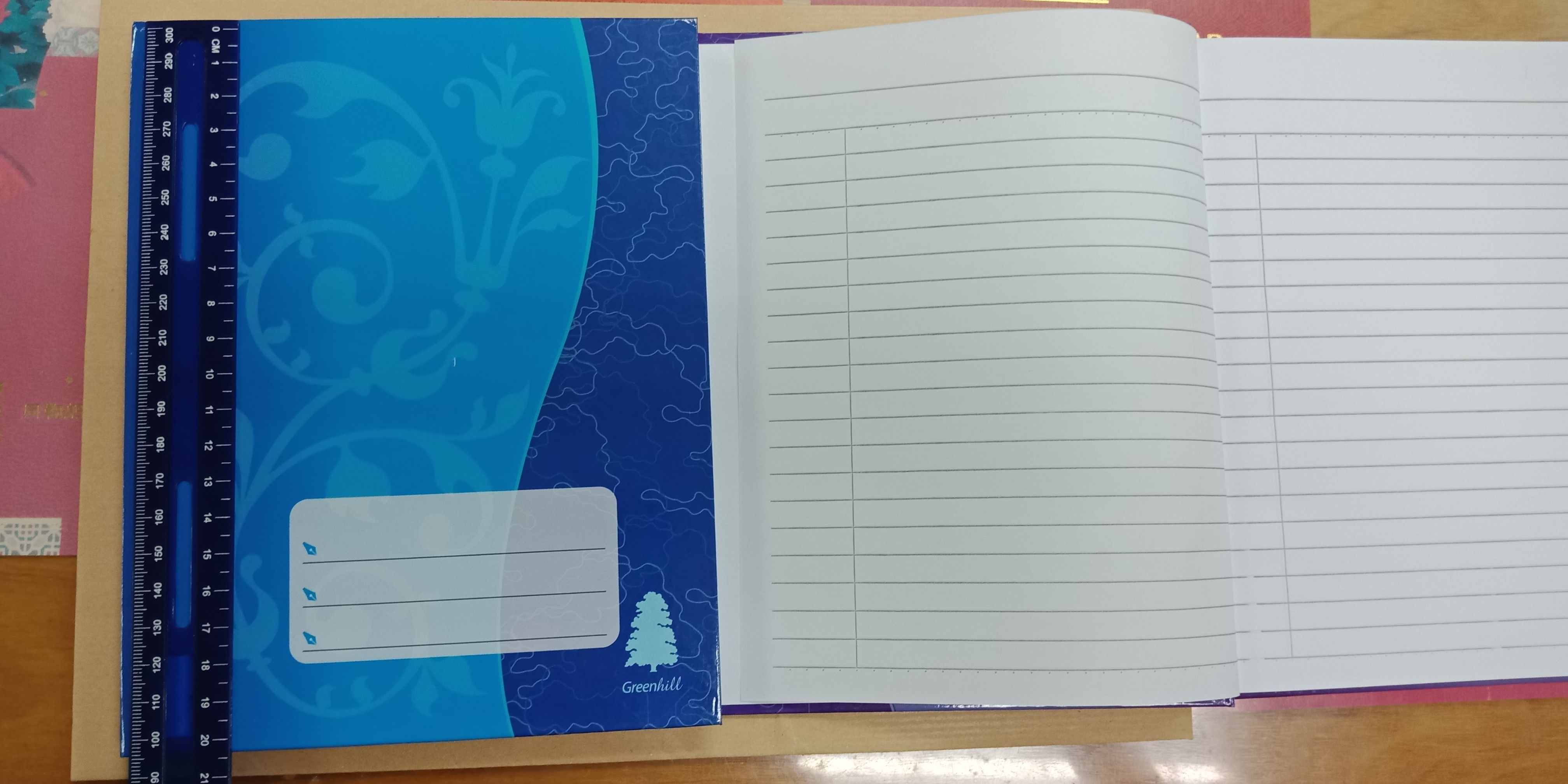 SQUARE BOOK GREENHILL 300PGS HC-32040
