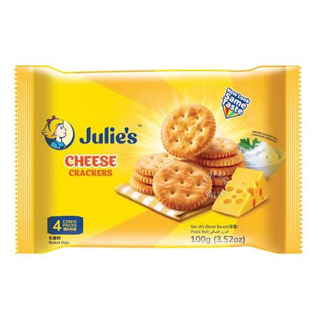 Julie's Cheese Crackers 100g