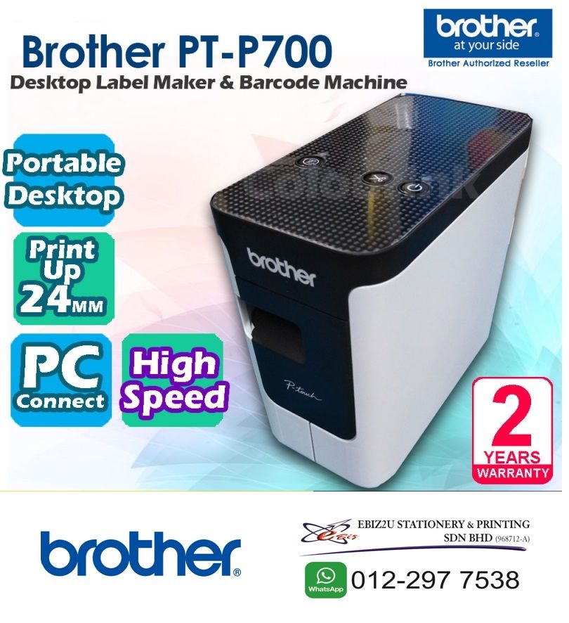 Brother PT-P700 PC Connectable Label Maker for PC and MAC