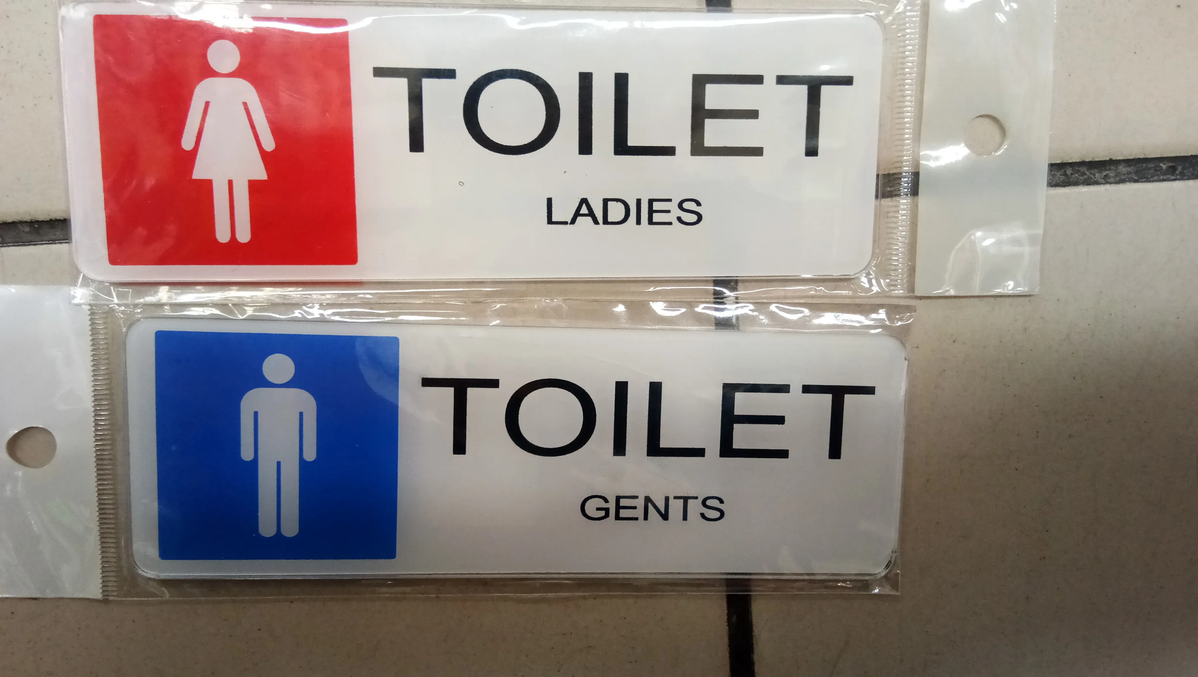 Toilet sign ( male and female)