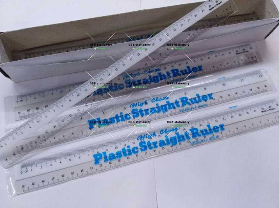Plastic Ruler 12"
