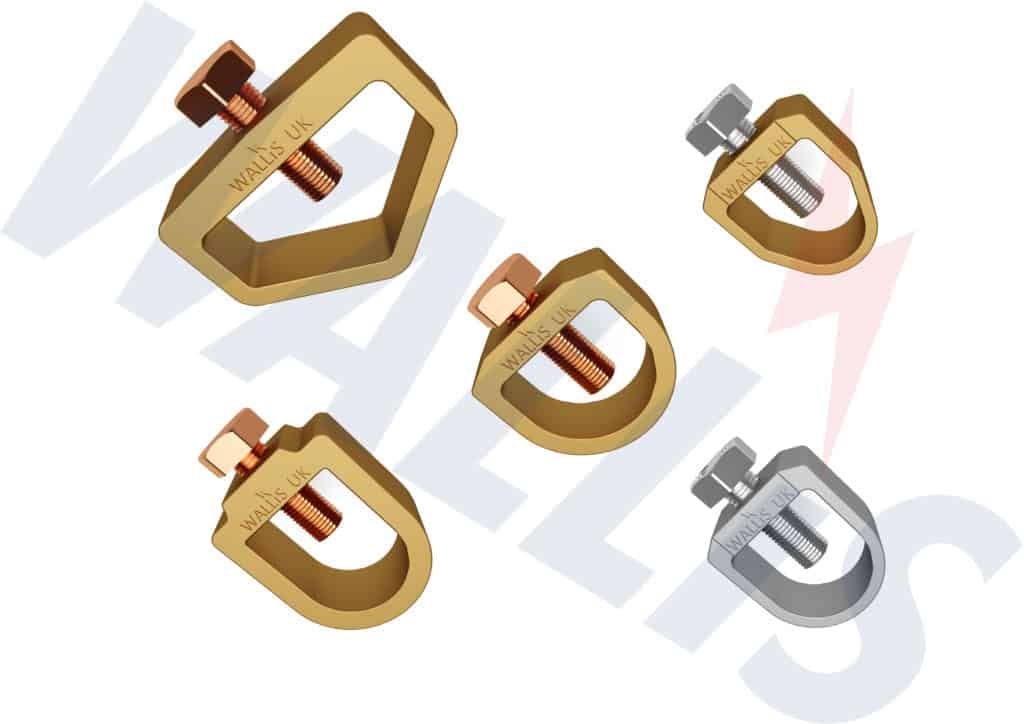 A Clamp Copper (rod to tape clamp) size 50 x 6mm