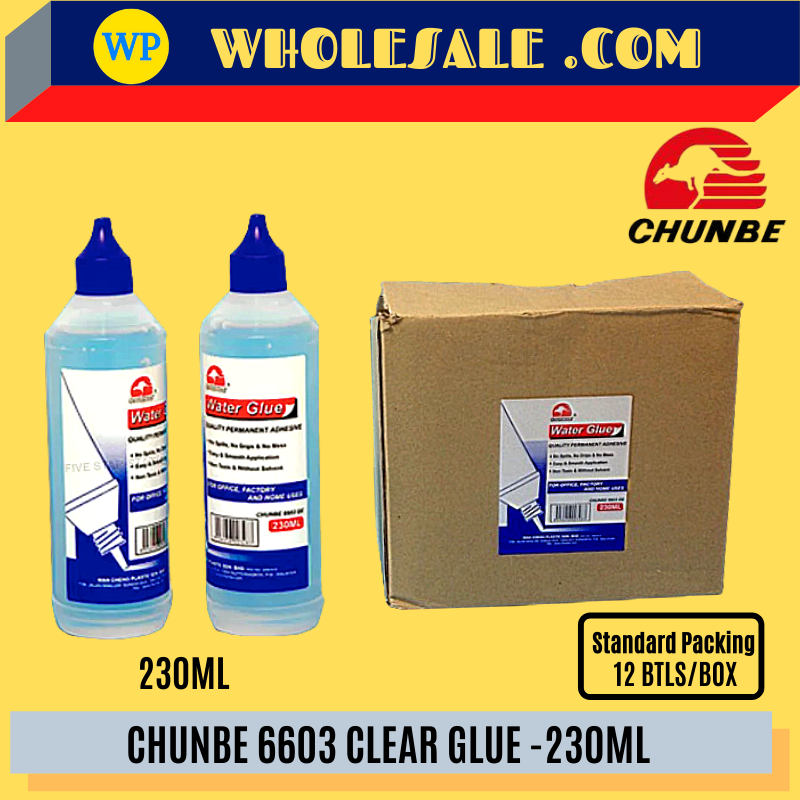 CHUNBE 6603 CLEAR GLUE -230ML聽 / Chunbe / Glue / Clear Glue / Liquid Glue / 230ML / Chunbe 6603 / CHUNBE 6603 CLEAR GLUE