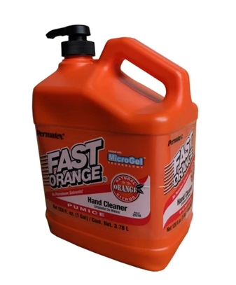 Permatex USA Fast Orange Hand Cleaner Infused With MicroGel Pumice Lotion Cleaner 3.8 Litres
