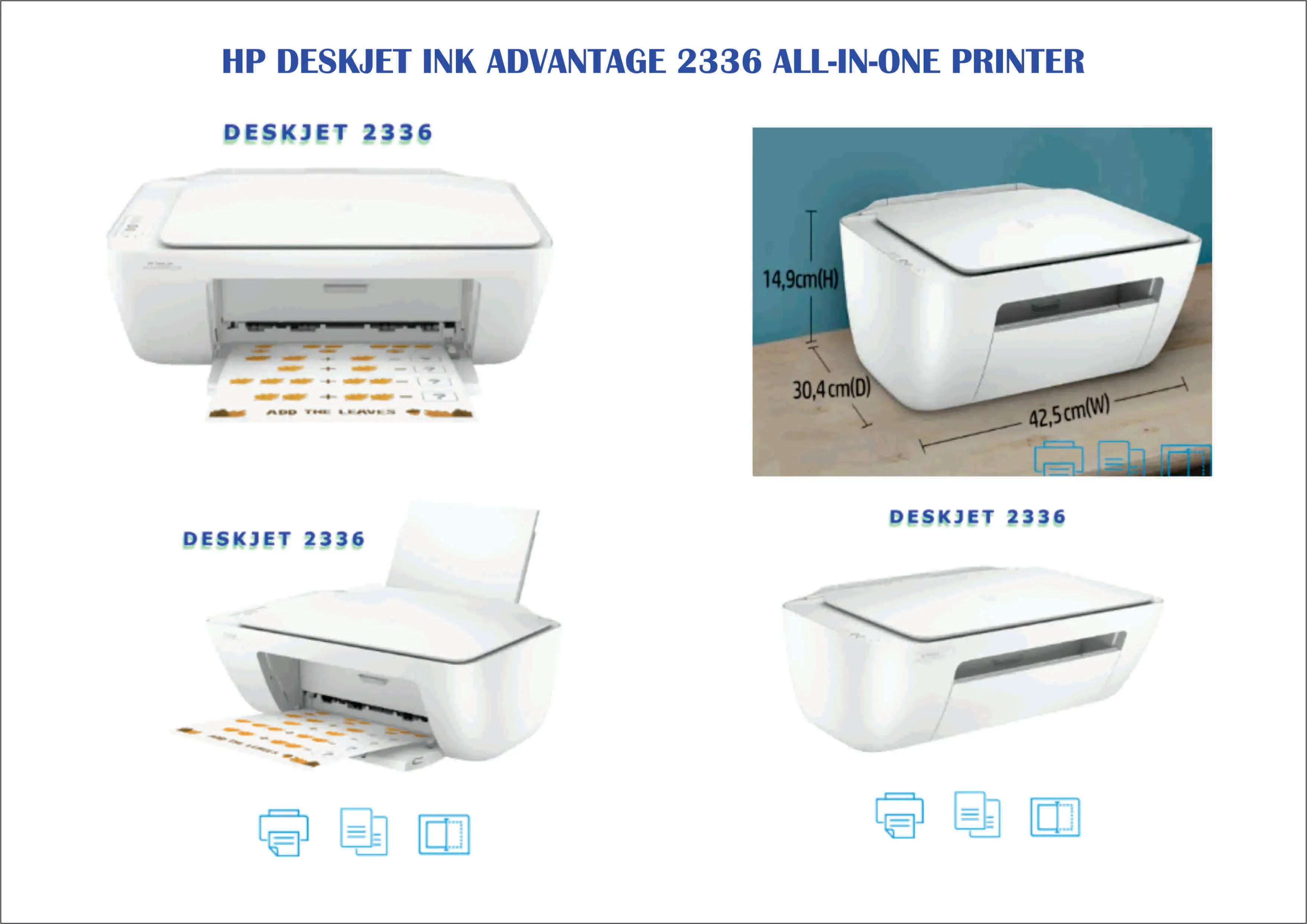 OCHA HP DESKJET INK ADVANTAGE 2336 ALL-IN-ONE PRINTER- FREE DELIVERY SEMENANJUNG ONLY
