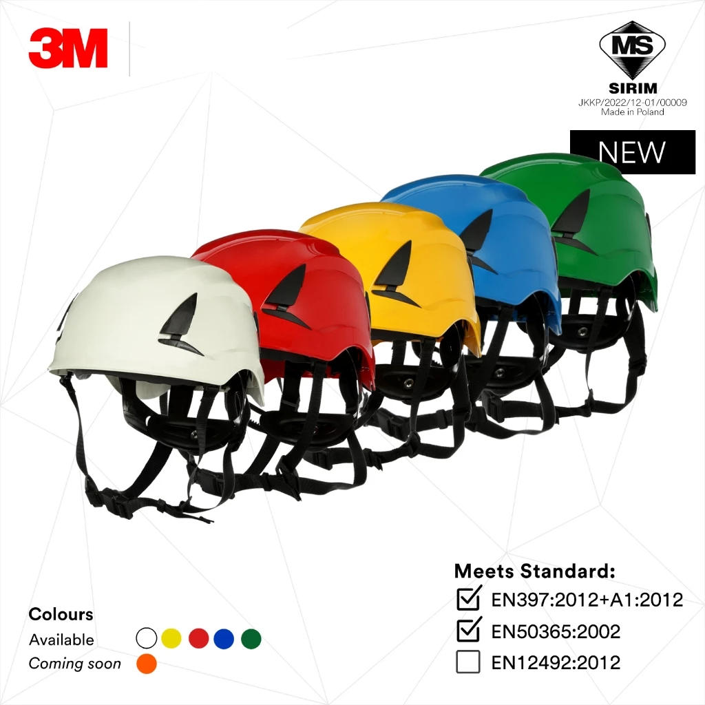 3M™ DOSH SIRIM SecureFit X5500NVE-CE Series Safety Helmet/ EN397 EN50365/ X5500/ PSD_ SH
