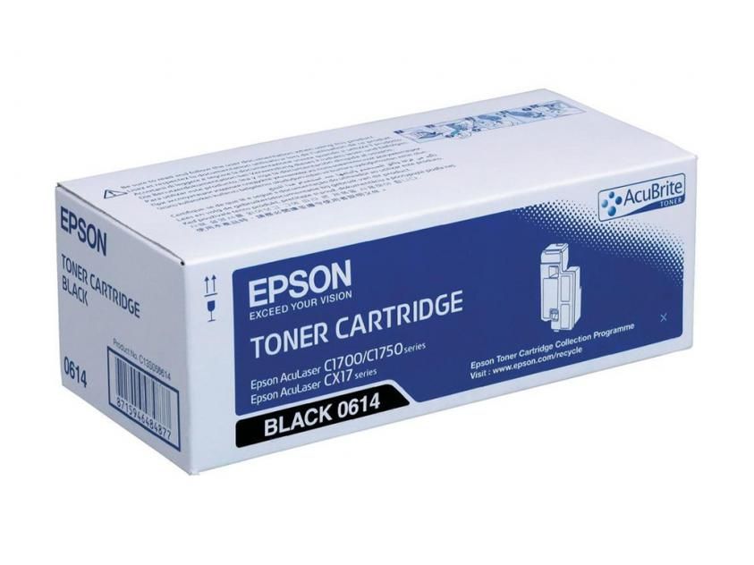 Genuine Malaysia Epson Warranty Epson - Epson 0614 Black Toner Cartridge C13S050614