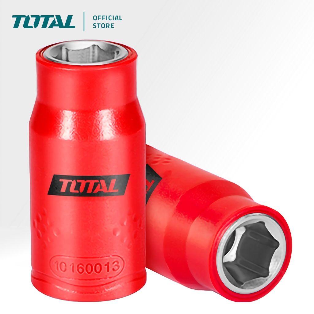 TOTAL INSULATED HEXAGON SOCKET (1/2"/12MM/13MM/14MM/1000V) THIHAST12121/THIHAST12131/THIHAST12141 (VDE Approved Certifications)